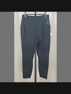 New Eddie Bauer Leggings Womens Medium black trail tight pants outdoor athletic